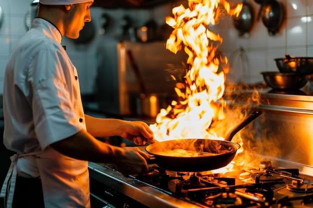 Контактное фото — шеф у плиты